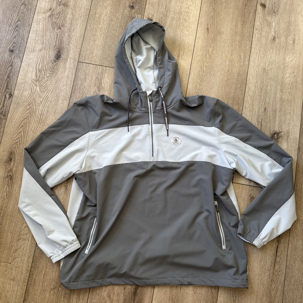 Original Penguin Quiet Shade 1/4 Zip Hoodie size XXL Great Shape #484